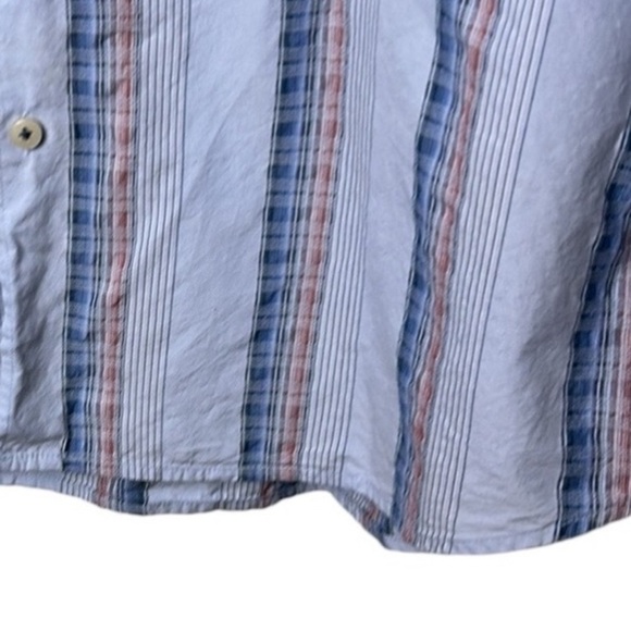 Tommy Bahama men XL shirt,cotton 77,silk (23) long sleeve,checkered,striped - Picture 15 of 16